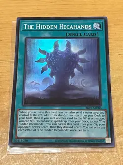 Yugioh Asian English The Hidden Hecahands x3 playset DBPR-AE008 Super rare NM - Image 2