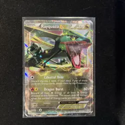 Rayquaza ex 85/124 Dragons Exalted Ultra Rare Pokemon Black & White - Image 1