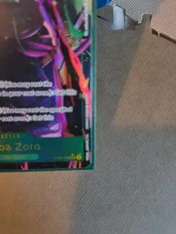 Bandai One Piece CCG Roronoa Zoro OP06-118 SEC Alt Art Foil both variations - Image 2