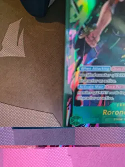 Bandai One Piece CCG Roronoa Zoro OP06-118 SEC Alt Art Foil both variations - Image 3