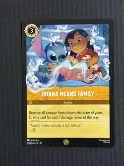 Disney Lorcana Ohana Means Family Legendary Non-foil Winterspell - Image 1