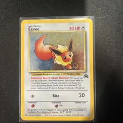 Pokemon Eevee Wizards Black Star Promo 11 Holo NM - Image 1