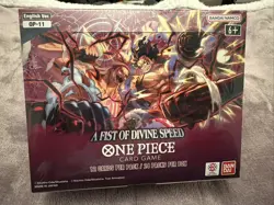 One Piece Card Game OP-11 A Fist Of Divine Speed English Booster Box - Image 2