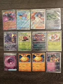 Pokemon Cards Lot Of 12 Ex Full Art Holo Reverse Holo NM M Black Star Promo - Image 1