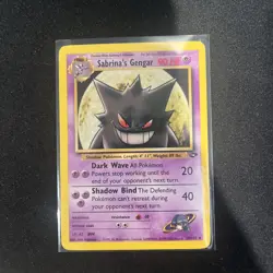Sabrina's Gengar 29/132 Gym Challenge Unlimited Pokemon TCG Non-Holo Rare - Image 1