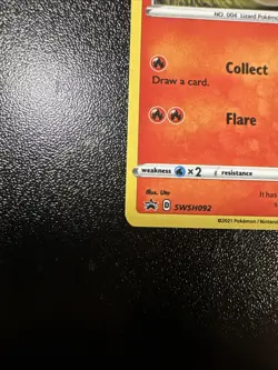 Charmander SWSH092 SWSH: Sword & Shield Promo Cards Holo NICE SWIRL - Image 3