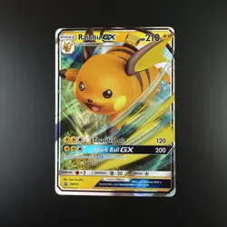 Raichu GX SM213 Pokemon Hidden Fates Promo Holo Full Art Card - Image 1