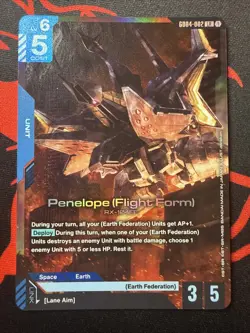 Penelope (Flight Form) GD04-002 LR Gundam Card Game:Phantom Aria NM/Mint - Image 1
