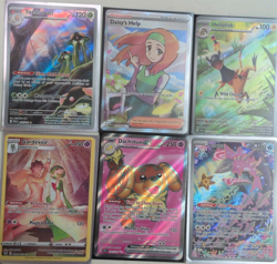 Pokemon Card Lot - 6 Art Rare / Full Art Hits (Gardevoir, Dachsbun, Veluza) - Image 1