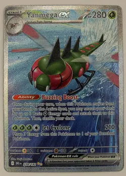 Yanmega EX 228/182 Special Illustration Destined Rivals Pokemon Card Full Art - Image 1