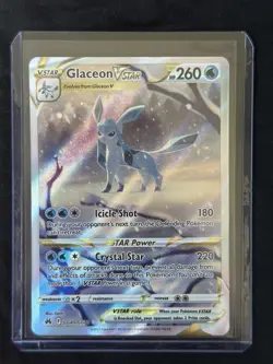 Glaceon VSTAR Crown Zenith: Galarian Gallery Holo Card GG40/GG70 NM-M Condition - Image 1