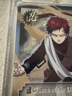 Naruto CCG Trading Card Game GAARA OF THE DESERT 070 Foil Misprint (2002) - Image 3