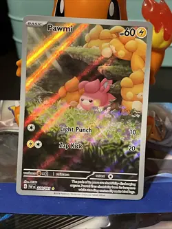 Pokemon TCG Pawmi Illustration Rare Card 226/091 SV Paldean Fates🔥🔥 - Image 1