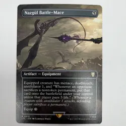 Nazgul Battle-Mace Borderless Artifact Rare Card EN MTG - Image 1