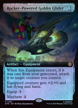 Rocket-Powered Goblin Glider (Extended Art) - Foil - MTG Cards Shop - Image 1