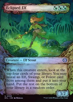 Eclipsed Elf (Fable Frame) - Foil - MTG Cards Shop - Image 1
