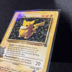 Pokemon IVY Pikachu Black Star 1 League Promo Exclusive WOTC 1999 Card DAMAGED - Image 4