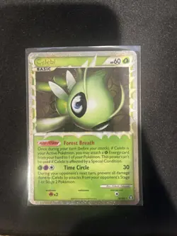 Pokemon TCG Celebi Prime HS-Triumphant 92/102 Holo Rare Pokemon Card - Image 1