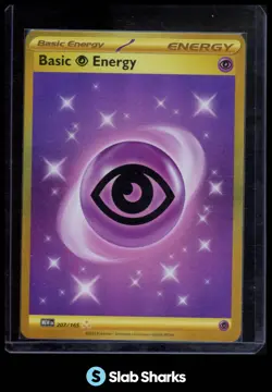 2023 POKEMON SV 151 - MEW EN #207/165 BASIC PSYCHIC ENERGY HYPER RARE - Image 1