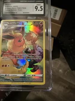 Pokemon Flareon TG01/TG30 Swsh09: Brilliant Stars T.G. Holo CGC 9.5 Mint+ 🔥 - Image 5