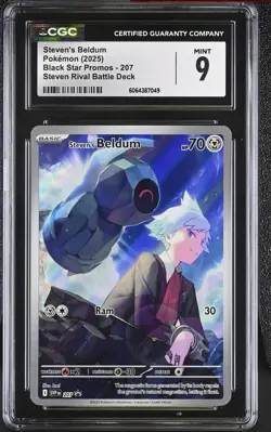 Pokemon TCG Steven's Beldum 207 Black Star Promo Cgc Psa - Image 1