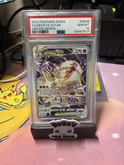 PSA 10 - Deoxys VSTAR Alt Art - GG46/GG70 - Pokemon Crown Zenith - FRESH CERT!! - Image 1