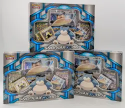 Lot of (3) Pokemon TCG Snorlax GX Box SEALED - Image 1