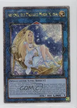 Artemis the Magistus Moon Maiden 1st Ed. Quarter Century Secret Ra YuGiOh - Image 1
