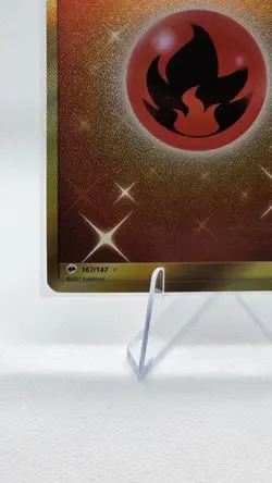 Pokemon TCG Fire Energy Burning Shadows Holo Card 167/147 Secret Rare - Image 3