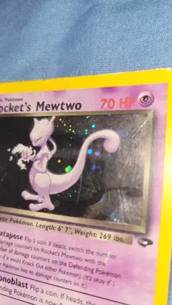 Pokemon TCG Rockets Mewtwo Gym Challenge Holo Card 14/132 - Image 3