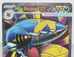 Pokemon TCG Mega Sharpedo 113/94 Phantasmal Flames Illustration Rare - Image 2