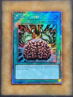 Yugioh Brain Control RA03-EN154 Platinum Secret Rare 1st Ed NM - Image 1