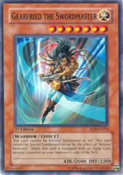 Gearfried the Swordmaster - SD5-EN016 - Common - 1st Edition x1 - Lightly Played - Image 1