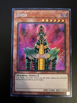 Yu-Gi-Oh! Jinzo PSV-EN000 Secret Rare Holo Unlimited Machine Effect Konami - Image 1