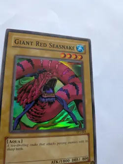 Yu-Gi-Oh TCG Giant Red Seasnake TP2-003 Tournament Pack Super Rare HEAVY PLAY - Image 3