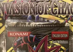 Yu-Gi-Oh! INVASION OF CHAOS Blister Booster Pack 1st EDITION 1996 Konami RARE 🔥 - Image 3