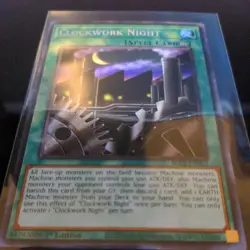 Clockwork Night BLCR-EN007 Battles of Legend: Crystal Revenge 1st Edition Yugioh - Image 1