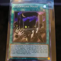 Clockwork Night BLCR-EN007 Battles of Legend: Crystal Revenge 1st Edition Yugioh - Image 2