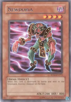1x (LP) Newdoria - RP02-EN073 - Rare - Unlimited Edition YuGiOh - Image 1