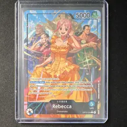 Bandai One Piece CCG Rebecca OP15-039 Leader AA EN - Image 1