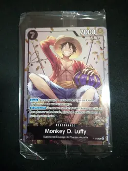 Carte One Piece Monkey D. Luffy P-075 Promo - Image 1