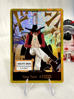 DON !! Card Gold Frame (Hawk-Eyes Mihawk) - ONE PIECE Card Game English - Image 1