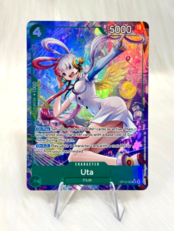 Uta OP13-023 SR (Alt Art) Carrying on His Will One Piece Card Game English NM/M - Image 1