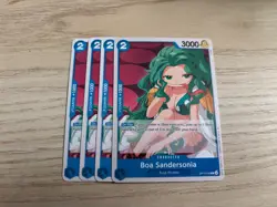 OP13-050 Playset 4 x Boa Sandersonia English C One Piece TCG Card Game - Image 1
