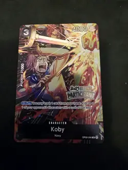Koby Online Regional 2023 Participant OP02-098 Tournament Promo One Piece Card - Image 1
