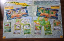Southern Island Pokemon Japanese Cards Vintage 2000 Print Ad 6 Page 16x11 - Image 1