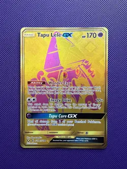 Pokemon Card Tapu Lele GX SV94/SV94 Hidden Fates: Shiny Vault NM Pokemon TCG - Image 1