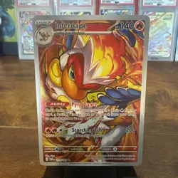 Pokemon TCG Infernape Card Twilight Masquerade Illustration, Rare, Card 173/167 - Image 1