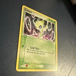 Pokemon Celebi Holo Promo 029 Nintendo Basic 50 HP English TCG Card - Image 2