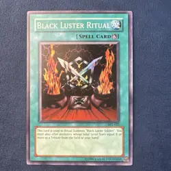 Yu-Gi-Oh! Black Luster Ritual TCG Card SYE-025 1st Edition Ultra Rare NM - Image 1